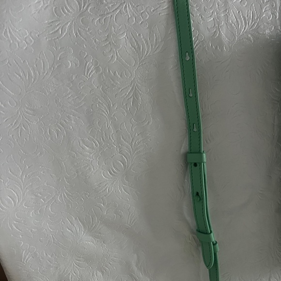 Salvatore Ferragamo Viva Mini Leather Shoulder Bag in Fresh Mint Green - Picture 15 of 15